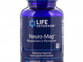 Life Extension, Neuro-Mag, магний L-треонат, 90 капсул в растительной оболочке