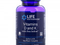 Life Extension, Витамины D и К с Sea-Iodine, 60 капсул