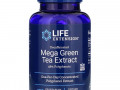 Life Extension, Мега экстракт зеленого чая без кофеина , 100 вегетарианских капсул