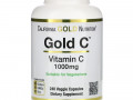 California Gold Nutrition, Gold C, витамин C, 1000 мг, 240 вегетарианских капсул
