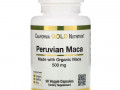 California Gold Nutrition, перуанская мака, 500 мг, 90 растительных капсул
