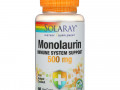 Solaray, Монолаурин, 500 мг, 60 вегетарианских капсул