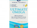 Nordic Naturals, Ultimate Omega, со вкусом лимона, 1280 мг, 180 капсул