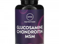 MRM, Nutrition, витамины с глюкозамином и хондроитином Glucosamine Chondroitin MSM, 90 капсул