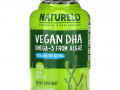 NATURELO, ДГК для веганов, омега-3 из водорослей, 800 мг, 120 веганских капсул