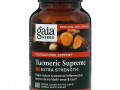 Gaia Herbs, Turmeric Supreme, куркума, повышенная сила действия, 120 веганских фито-капсул с жидкостью