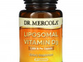 Dr. Mercola, липосомальный витамин D3, 1000 МЕ, 30 капсул