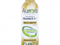 Aurora Nutrascience, Mega-Liposomal Vitamin D3, органический фруктовый вкус, 9000 МЕ, 480 мл (16 жидк. унций)
