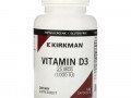 Kirkman Labs, Витамин D3, 25 мкг (1000 МЕ), 120 капсул
