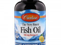 Carlson Labs, Рыбий жир с натуральным лимонным вкусом «The Very Finest Fish Oil», 700 мг, 240 мягких желатиновых капсул