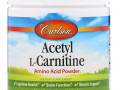 Carlson Labs, Ацетил-L-карнитин, порошок аминокислоты, 100 г (3,53 унции)