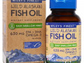 Wiley's Finest, жир дикой аляскинской рыбы, мягкие мини-таблетки, 630 мг, 60 мягких таблеток