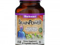 Bluebonnet Nutrition, Targeted Choice, Brain Power, поддержка мозга, 60 растительных капсул