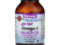 Bluebonnet Nutrition, Натуральный омега-3 жир лосося, 1000 мг, 180 мягких капсул