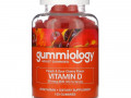 Gummiology, жевательный витамин D3 для взрослых, без желатина, со вкусом персика и вишни, 100 вегетарианских жевательных таблеток