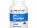 Lake Avenue Nutrition, ДГК из морских водорослей, растительные омега, 200 мг, 60 растительных капсул