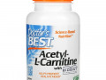 Doctor's Best, ацетил L-карнитин с карнитинами Biosint, 500 мг, 120 вегетарианских капсул