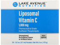 Lake Avenue Nutrition, липосомальный витамин C, с нейтральным вкусом, 1000 мг, 30 пакетиков по 5,7 мл (0,2 унции)