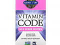 Garden of Life, Vitamin Code, мультивитамины из цельных продуктов для женщин от 50 лет, 240 вегетарианских капсул