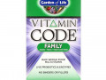 Garden of Life, Vitamin Code, мультивитамины из необработанных цельных продуктов для мужчин, 120 вегетарианских капсул