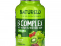 NATURELO, комплекс витаминов группы B со смесью фруктов и овощей, с коэнзимом Q10, 120 вегетарианских капсул