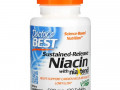 Doctor's Best, Ниацин замедленного высвобождения с niaXtend, 500 мг, 120 таблеток
