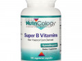 Nutricology, Супервитамины B, 120 вегетарианских капсул