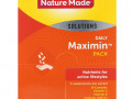Nature Made, Daily Maximin Pack, мультивитамины и минералы, 6 добавок в пакете, 30 пакетов