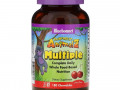 Bluebonnet Nutrition, Rainforest Animalz, препарат полного спектра для ежедневного приема, мультивитамин со вкусом вишни, 180 жевательных таблеток