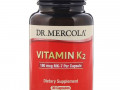 Dr. Mercola, Витамин K2, 180 мкг, 30 капсул