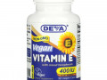 Deva, Vegan Vitamin E with Mixed Tocopherols, 400 IU, 90 Vegan Caps