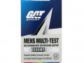 GAT, Men's Multi+Test, мультивитаминная добавка для мужчин, повышающая уровень тестостерона, 90 таблеток