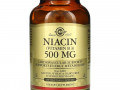 Solgar, витамин В3 (ниацин) 500 мг, 250 растительных капсул