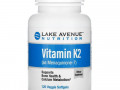Lake Avenue Nutrition, витамин K2 (в виде менахинона-7), 50 мкг, 120 растительных капсул