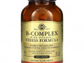 Solgar, комплекс витаминов B с витамином C, формула для борьбы со стрессом, 250 таблеток