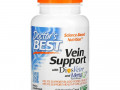 Doctor's Best, Vein Support, поддержка для вен с DiosVein и MenaQ7, 60 вегетарианских капсул
