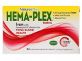 Nature's Plus, Hema-Plex, 30 таблеток с длительным высвобождением
