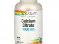 Solaray, цитрат кальция, 1000 мг, 240 растительных капсул