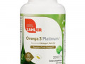 Zahler, Omega 3 Platinum, улучшенный рыбий жир с омега-3, 2000 мг, 180 гелевых капсул