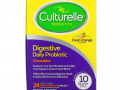Culturelle, Digestive Daily Probiotic, Fresh Orange, 24 Once Daily Tablets