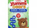 Hero Nutritional Products, Yummi Bears, пробиотики и пребиотики, натуральные ароматизаторы клубники и апельсина, 60 жевательных таблеток