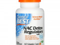 Doctor's Best, N-ацетилцистеин (NAC) для регуляции процесса детоксикации, 60 вегетарианских капсул