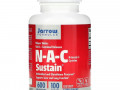Jarrow Formulas, N-A-C Sustain, N-ацетил-L-цистеин, 600 мг, 100 таблеток