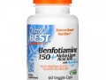 Doctor's Best, бенфотиамин 150 и альфа-липоевая кислота 300, 60 вегетарианских капсул