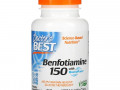 Doctor's Best, бенфотиамин 150, с BenfoPure, 150 мг, 120 вегетарианских капсул
