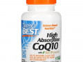Doctor's Best, коэнзим Q10 с высокой степенью усвоения, с BioPerine, 400 мг, 60 вегетарианских капсул