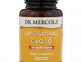 Dr. Mercola, липосомальный коэнзим Q10, 100 мг, 30 капсул