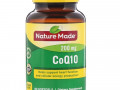Nature Made, Коэнзим Q10, 200 мг, 80 мягких таблеток