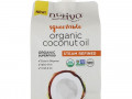 Nutiva, Органическое сжимаемое кокосовое масло, получено путем паровой дистилляции, 355 мл (12 жидк. унций)