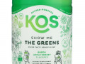 KOS, Show Me The Greens, супервкусная овощная смесь, сорбе из зеленого яблока, 285 г (10 унций)